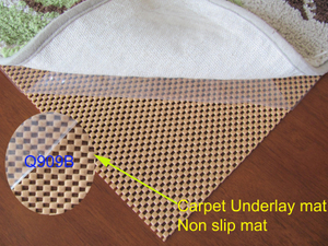 ノンスリップカーペットアンダーレイは、カーペットの下に置くことができ、家庭用の動きを防ぎます。